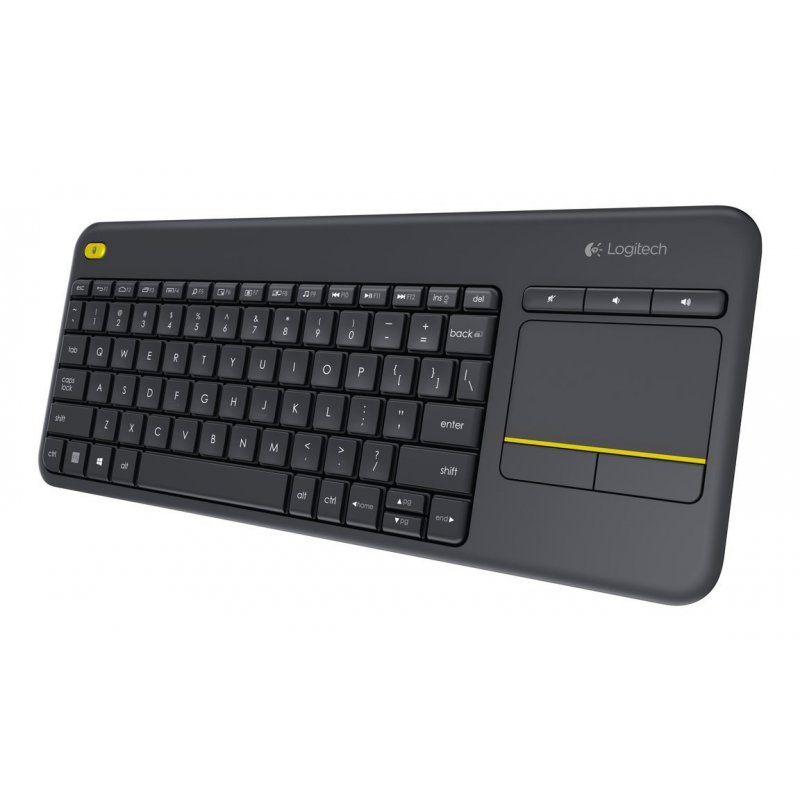 Logitech Wireless Touch Keyboard K400 Plus Black (Nordic)