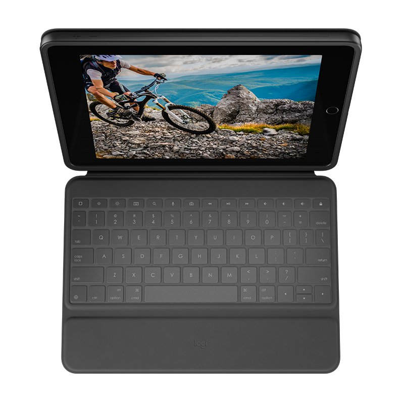 Logitech - Rugged Folio Cover iPad 10,2 Graphite