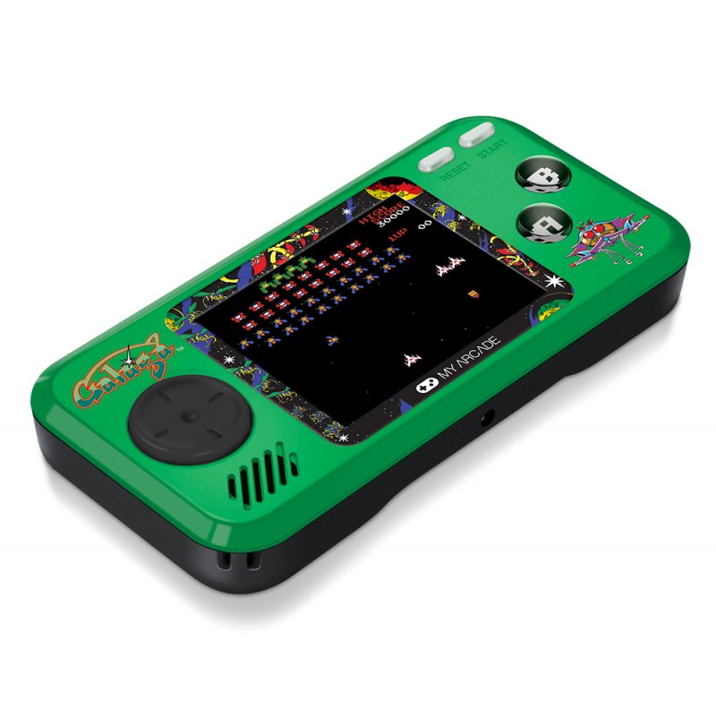 My Arcade Galaga portable game console 6.98 cm (2.75") Black, Green