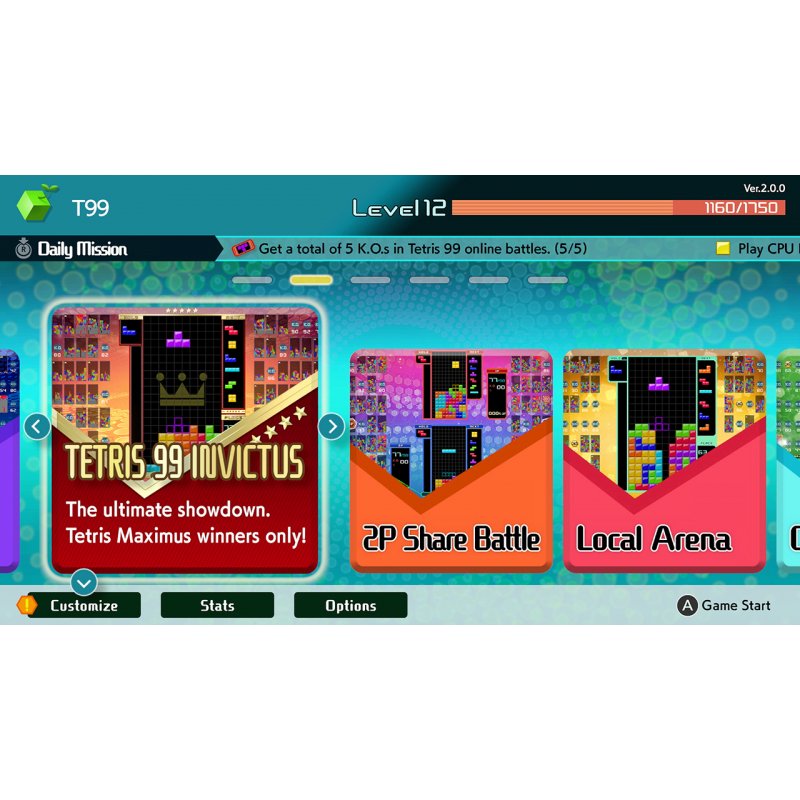 Nintendo Tetris 99, Switch Standard Anglais Nintendo Switch