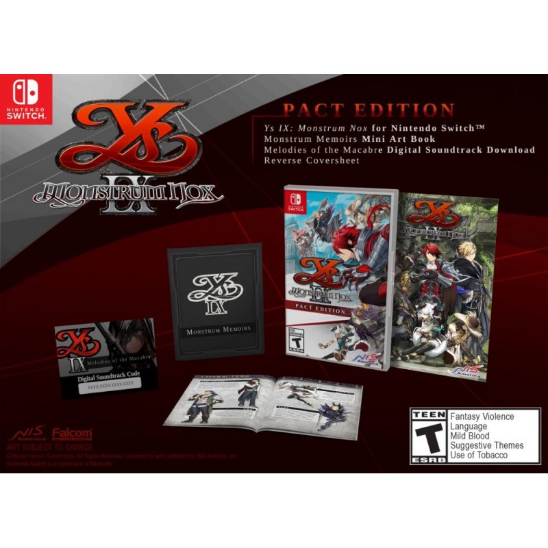 NIS America Ys IX: Monstrum Nox Pact Edition Multilingual Nintendo Switch