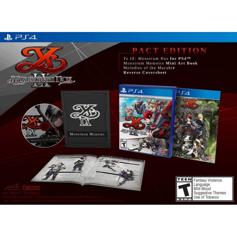 NIS America Ys IX: Monstrum Nox Pact Edition Multilingue PlayStation 4