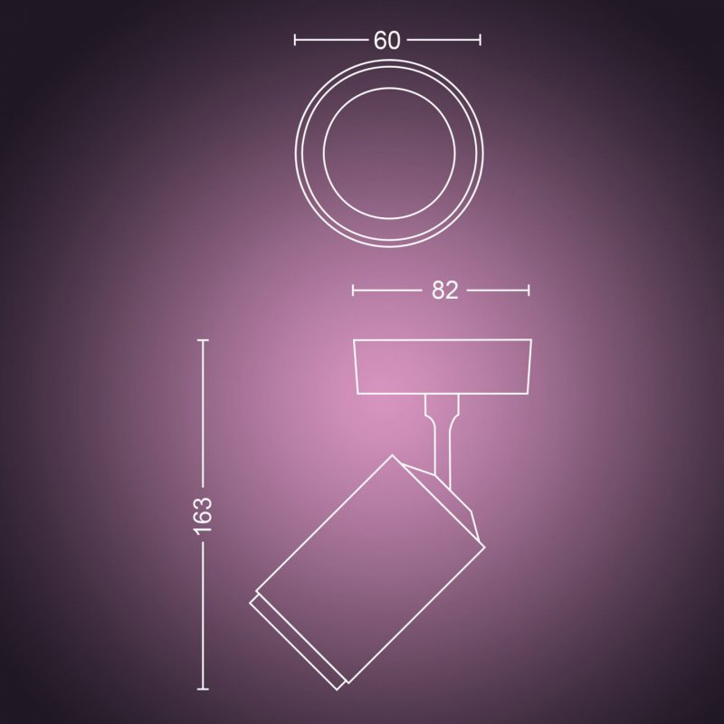 Philips Hue White and Color ambiance Spot unique Fugato