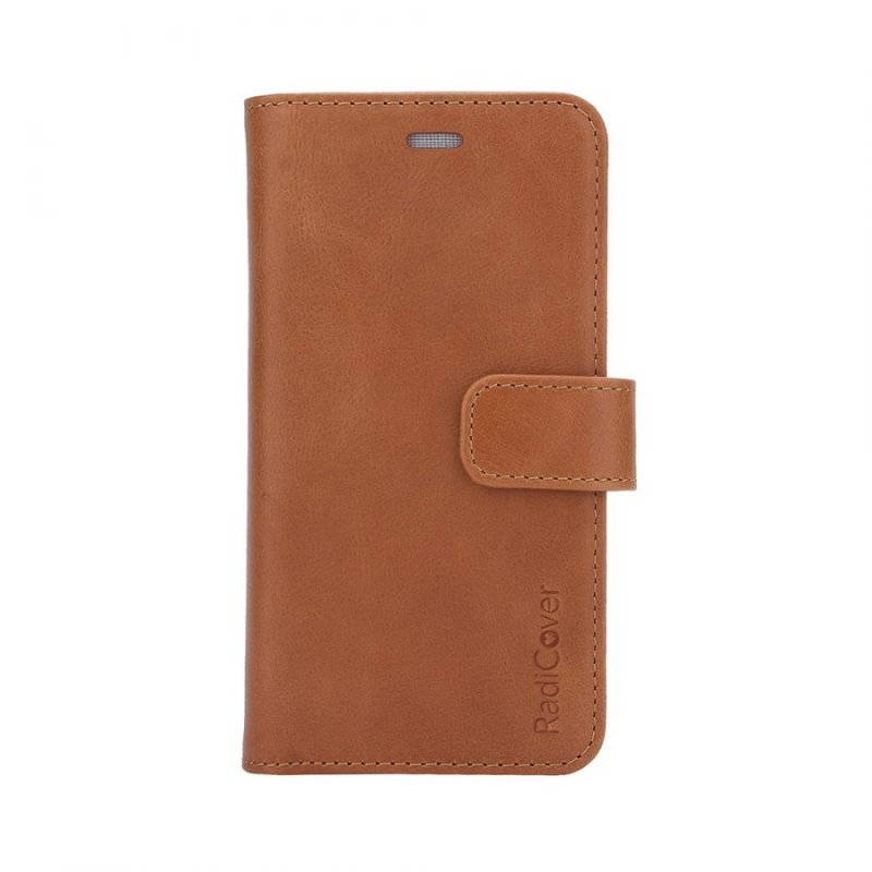 Radicover Exclusive 2-in-1 coque de protection pour téléphones portables 11,9 cm (4.7") Folio Marron