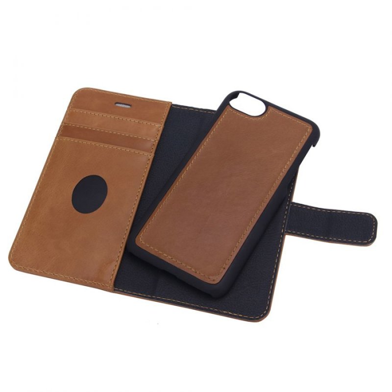 Radicover Exclusive 2-in-1 coque de protection pour téléphones portables 11,9 cm (4.7") Folio Marron