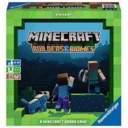 Ravensburger Minecraft: Builders & Biomes Jeu de société Basé sur les tuiles