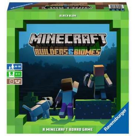 Ravensburger Minecraft: Builders & Biomes Jeu de société Basé sur les tuiles