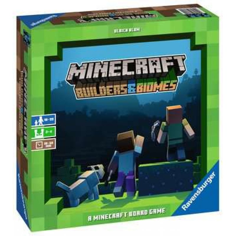 Ravensburger Minecraft: Builders & Biomes Jeu de société Basé sur les tuiles
