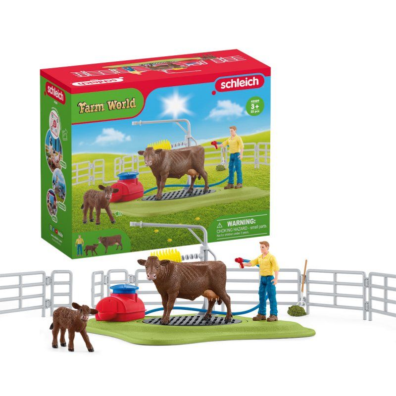 Schleich - Happy Cow Wash (42529)