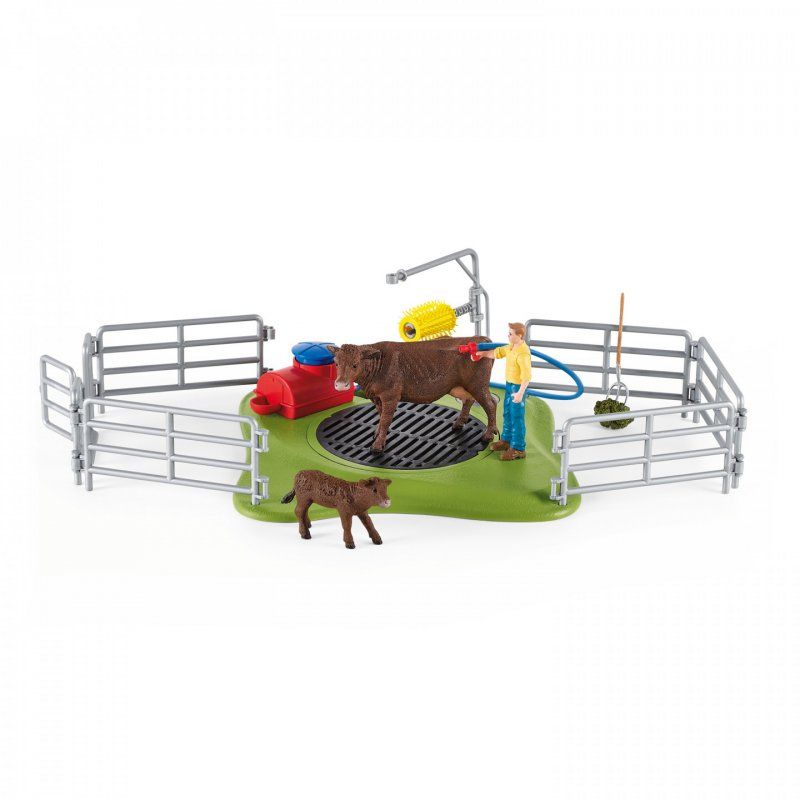 schleich Farm World Happy Cow Wash