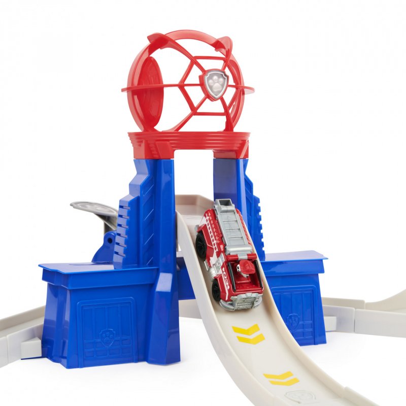 PAW Patrol True Metal Total City Rescue Movie Track Set with Exclusive Marshall Vehicle