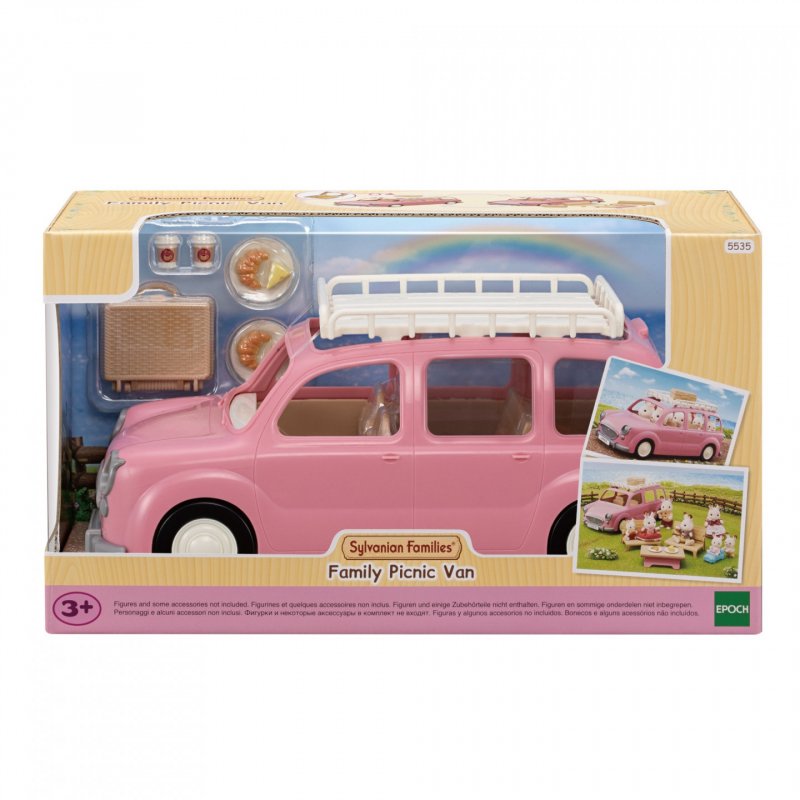 Sylvanian Families Le monospace rose et set de pique-nique