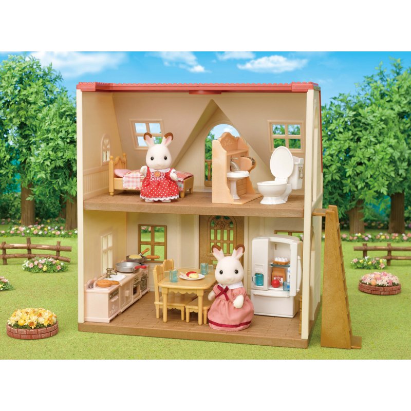 Sylvanian Families Le set d'ameublement cosy cottage et maman
