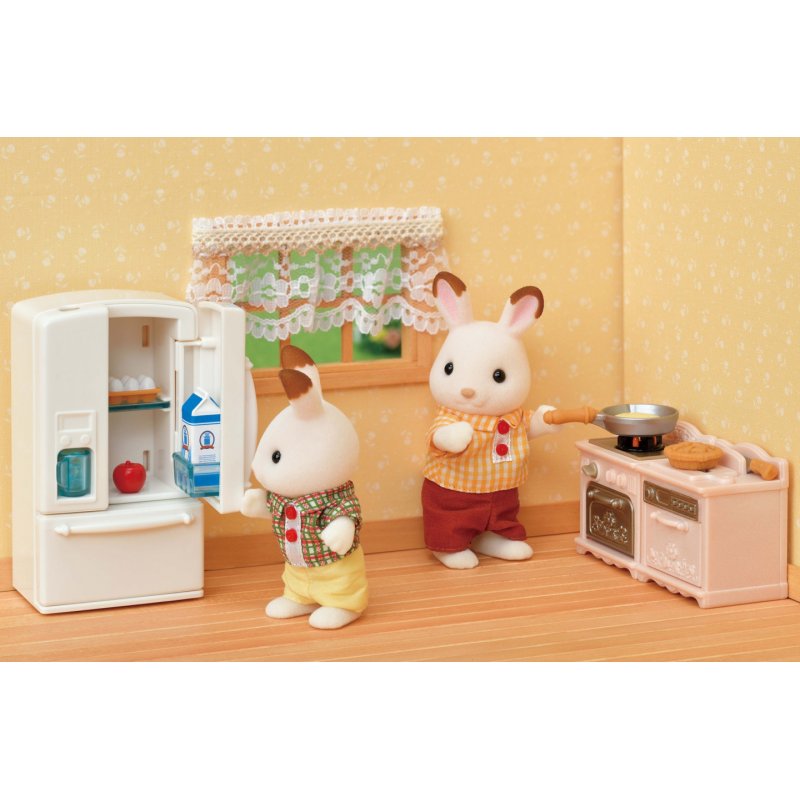 Sylvanian Families Le set d'ameublement cosy cottage et maman