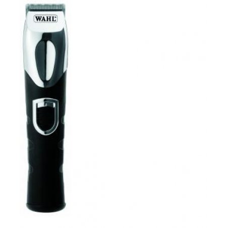 Wahl Cordless Lithium-Ion Trimmer Noir, Chrome Lithium-Ion (Li-Ion)