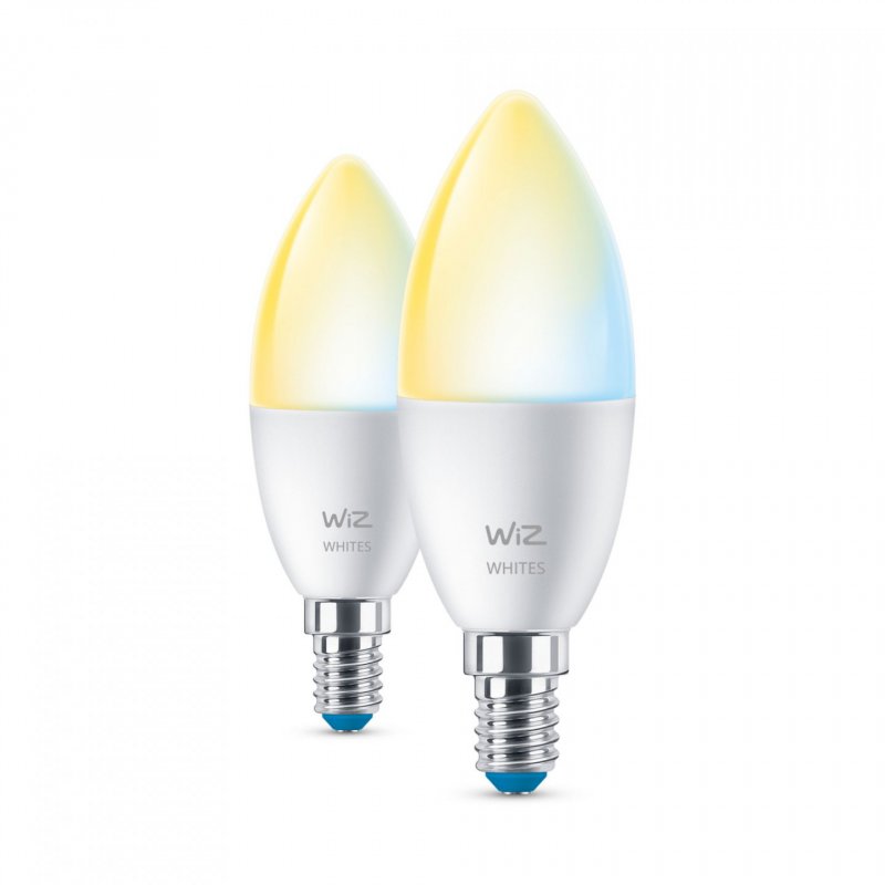 WiZ Ampoule flamme 4,9 W (éq. 40 W) C37 E14 x2