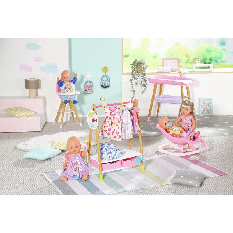 BABY born Clothes Rail Garde-robe de poupée