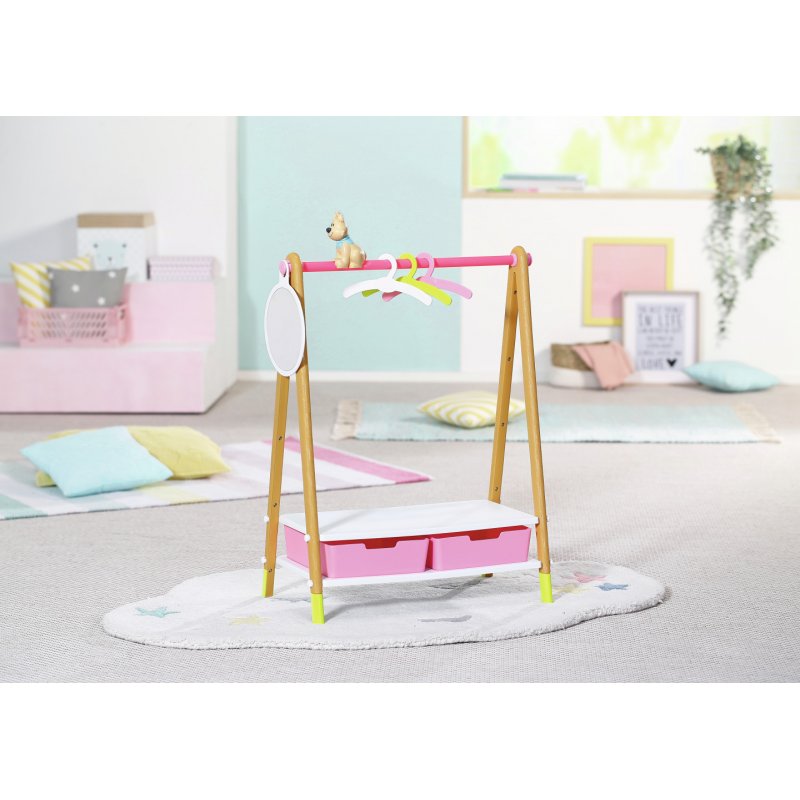 BABY born Clothes Rail Doll wardrobe