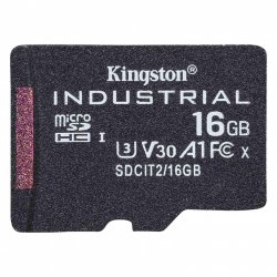 16GB MICROSDHC INDUSTRIAL C10 A1 PSLC CARD SINGLEPACK W/O ADPT
