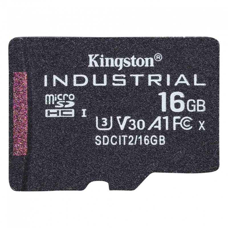 16GB MICROSDHC INDUSTRIAL C10 A1 PSLC CARD SINGLEPACK W/O ADPT