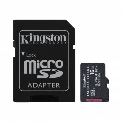 16GB MICROSDHC INDUSTRIAL C10 A1 PSLC CARD + SD ADAPTER