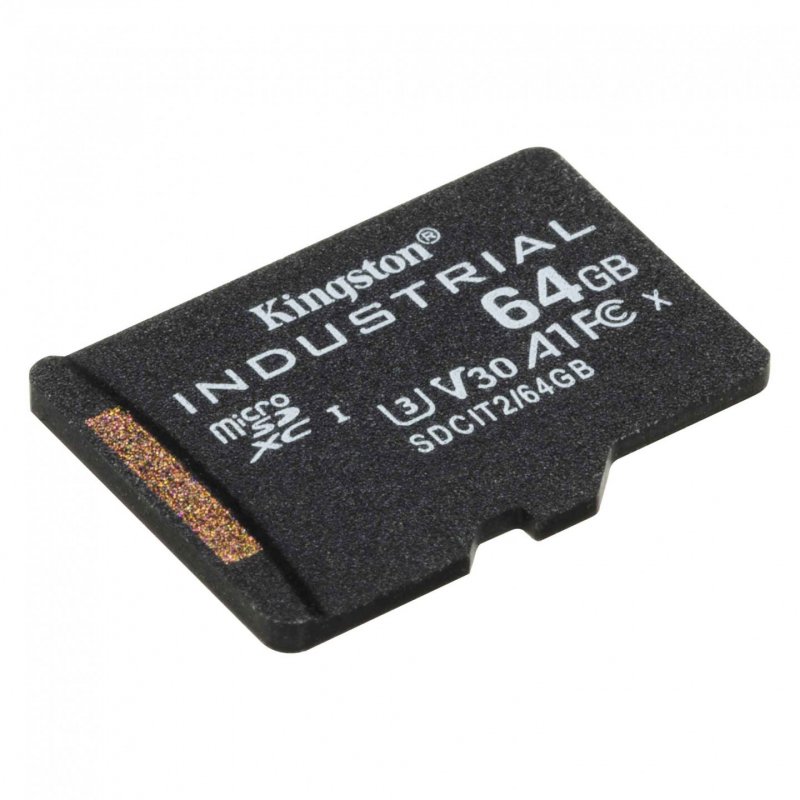 Kingston Technology Industrial 64 GB MicroSDXC UHS-I Class 10