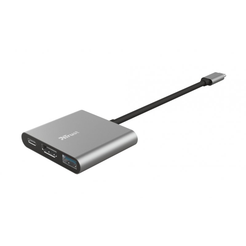 Trust Dalyx USB 3.2 Gen 1 (3.1 Gen 1) Type-C Aluminium, Noir