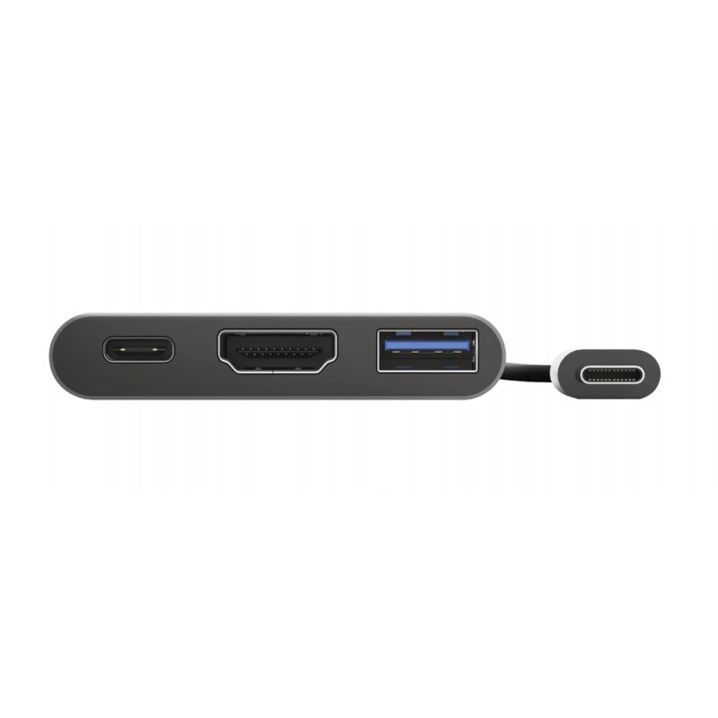 Trust Dalyx USB 3.2 Gen 1 (3.1 Gen 1) Type-C Aluminium, Black