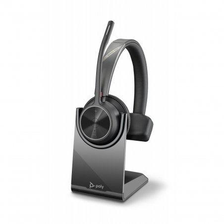 POLY Voyager 4310 UC Casque Sans fil Arceau Bureau/Centre d'appels USB Type-C Bluetooth Socle de chargement Noir