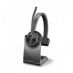 POLY Voyager 4310 UC Headset Wireless Head-band Office/Call center USB Type-C Bluetooth Charging stand Black