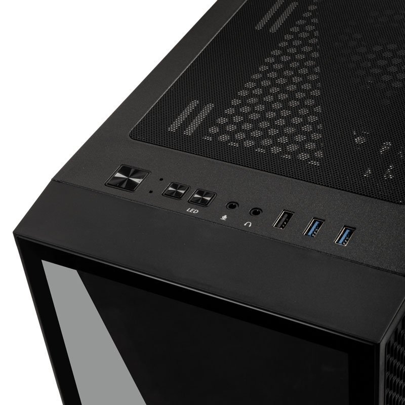 Kolink compatible Void Rift ARGB Midi Tower - schwarz
