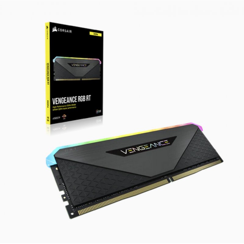 DDR4, 3200MHz 32GB 2x16GB Dimm,Vengeance RGB RT Heatspreader,1.35V, for AMD Ryze