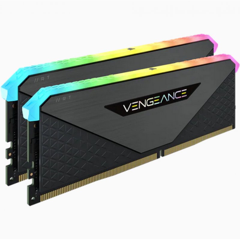 DDR4, 3200MHz 32GB 2x16GB Dimm,Vengeance RGB RT Heatspreader,1.35V, for AMD Ryze