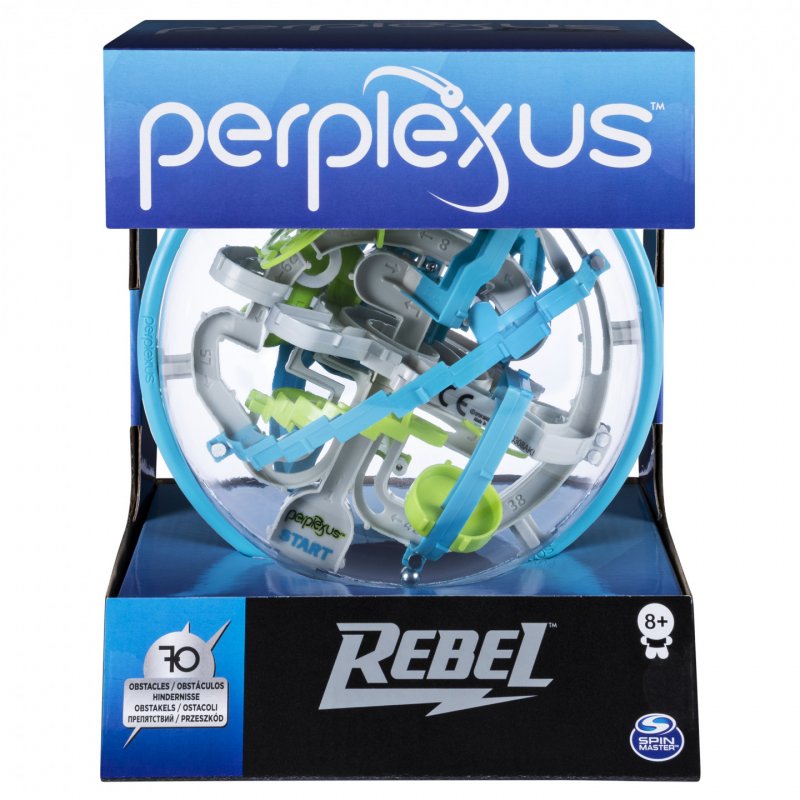 Spin Master Games PERPLEXUS - PERPLEXUS REBEL - Labyrinthe Parcours 3D Rookie avec 70 Défis - Jeu d'Action et de Réfle