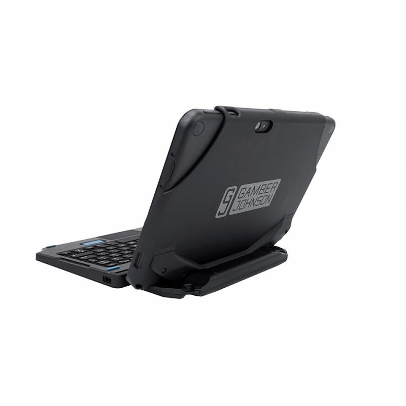 Gamber-Johnson 7160-1585-01 mobile device keyboard Black Pogo Pin UK English