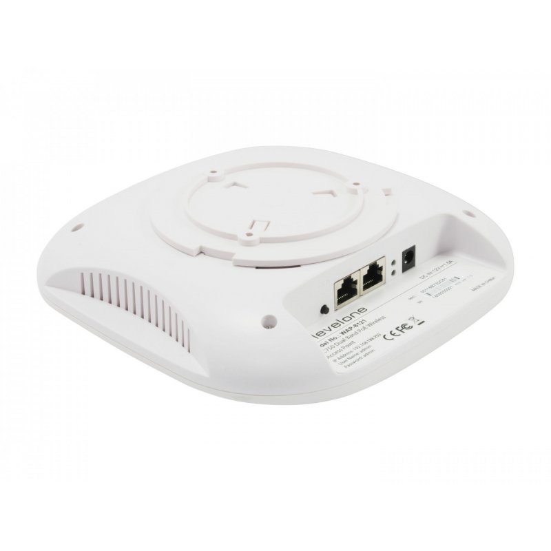LevelOne WAP-8121 433 Mbit/s Blanc Connexion Ethernet, supportant l'alimentation via ce port (PoE)