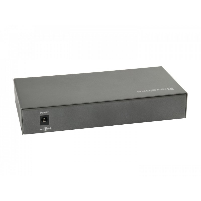 LevelOne 8-Port Gigabit PoE Switch, 802.3at/af PoE, 120W