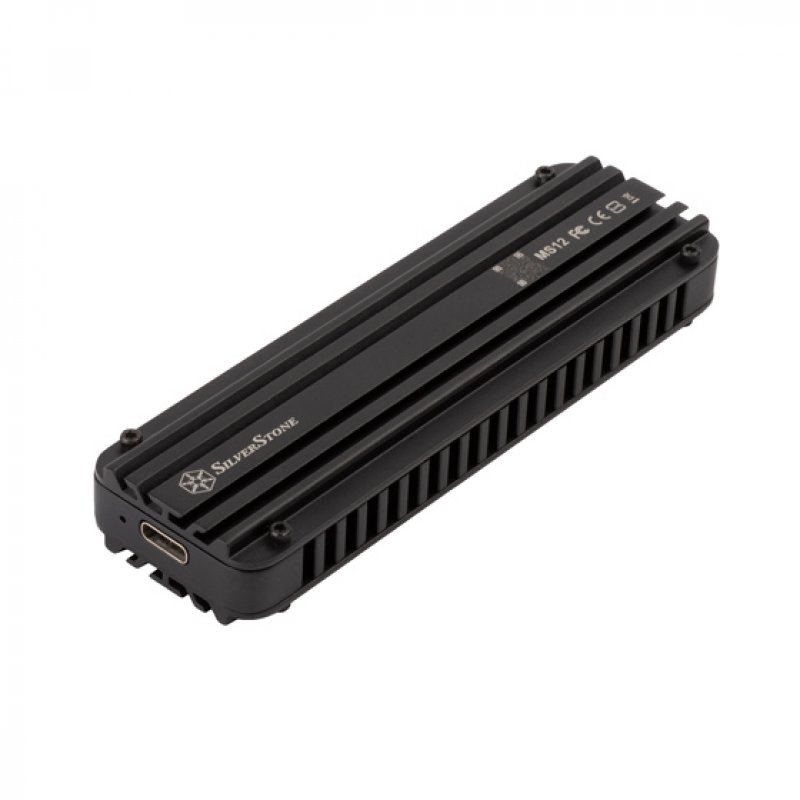 Silverstone MS12 Enceinte ssd Noir M.2