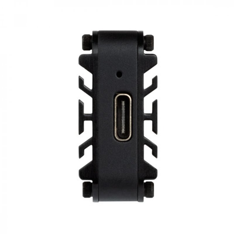 Silverstone MS12 SSD enclosure Black M.2