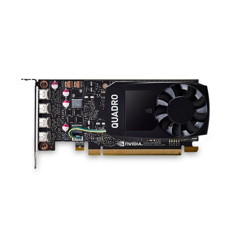 PNY VCQP1000V2-SB carte graphique NVIDIA Quadro P1000 V2 4 Go GDDR5