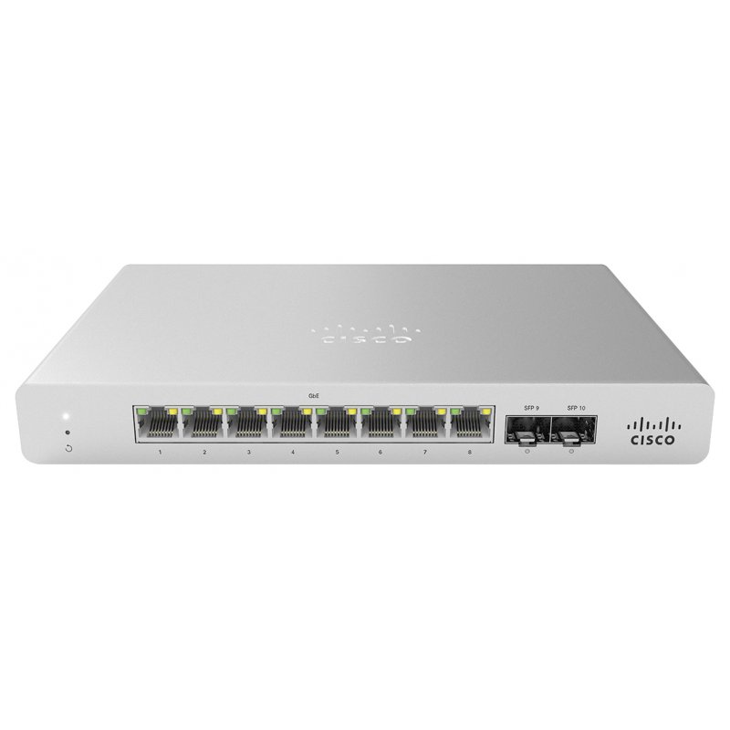 Cisco Meraki MS120-8FP Géré L2 Gigabit Ethernet (10/100/1000) Connexion Ethernet, supportant l'alimentation via ce por
