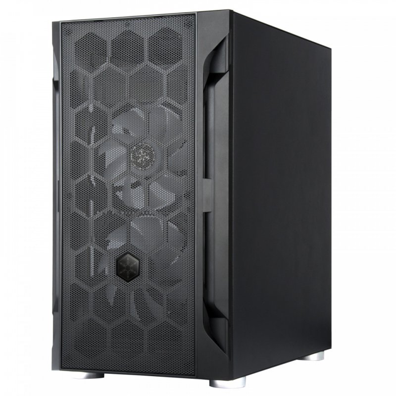 Silverstone Fara H1M Pro Micro-ATX Gehäuse - Tempered Glass, ARGB, schwarz