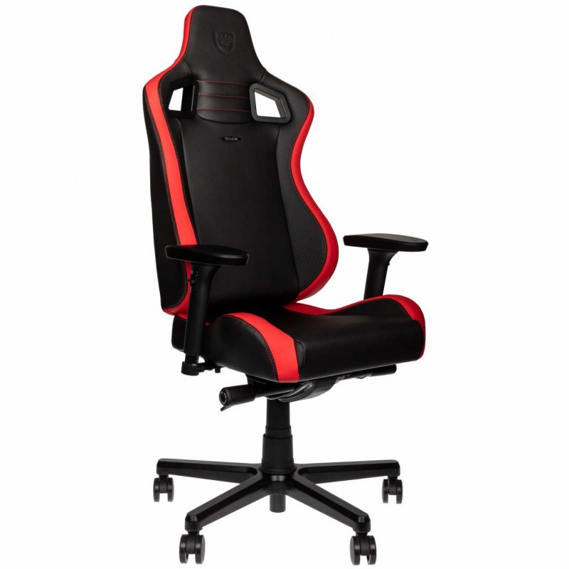 noblechairs EPIC Compact Gaming Stuhl  - schwarz/carbon/rot