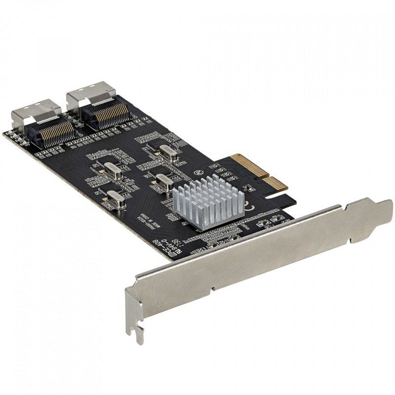 StarTech.com Carte Contrôleur SATA PCIe 8 ports - Carte Extension SATA PCI Express 6Gbps avec 4 Contrôleurs Hôte - Ca