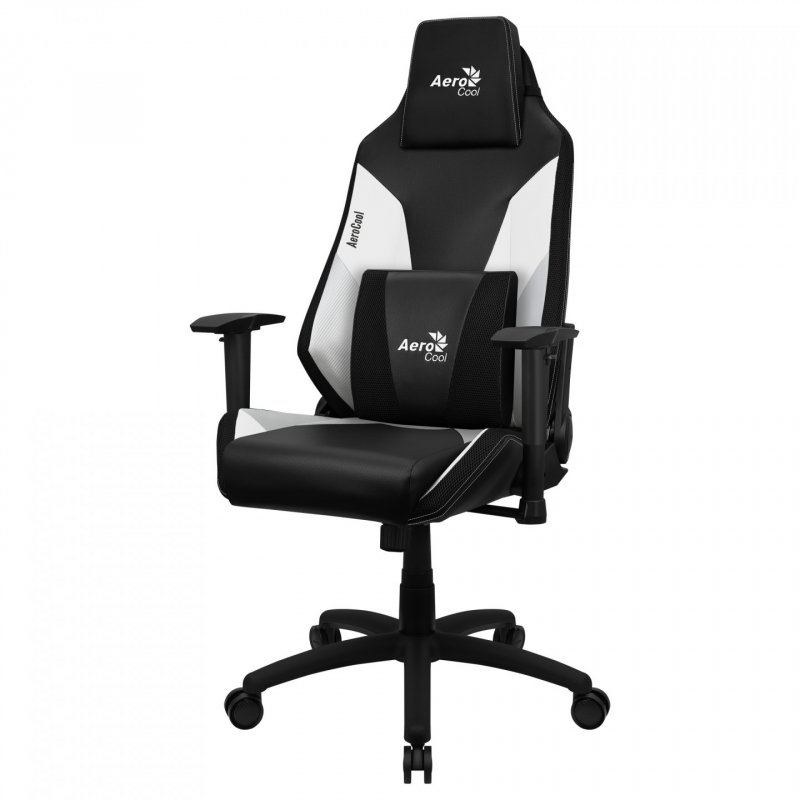 Aerocool Admiral Siège de jeu universel Siège rembourré Noir, Gris, Blanc