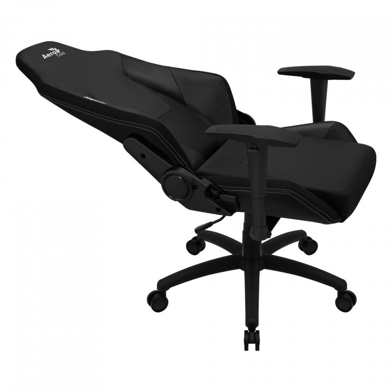 Aerocool ADMIRALBK Professional Gaming Chair, Cushioned Cushions, Air Technology, Black