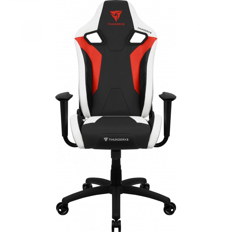 ThunderX3 XC3BR, Gaming Chair, Ergonomic Design + Adjustable Cushions, Red
