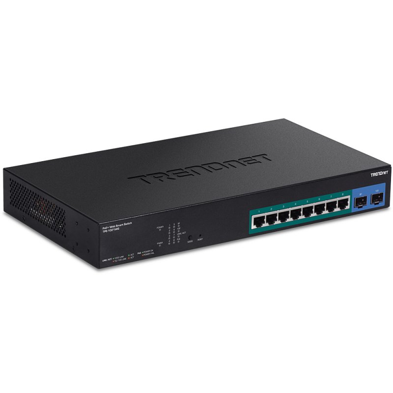 10-PORT GIGABIT WEB SMART POE+ SWITCH