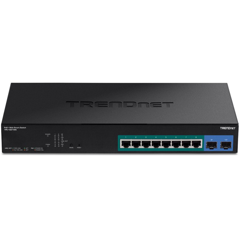 10-PORT GIGABIT WEB SMART POE+ SWITCH