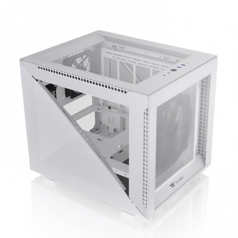 Thermaltake Divider 200 TG Micro Tower Blanc